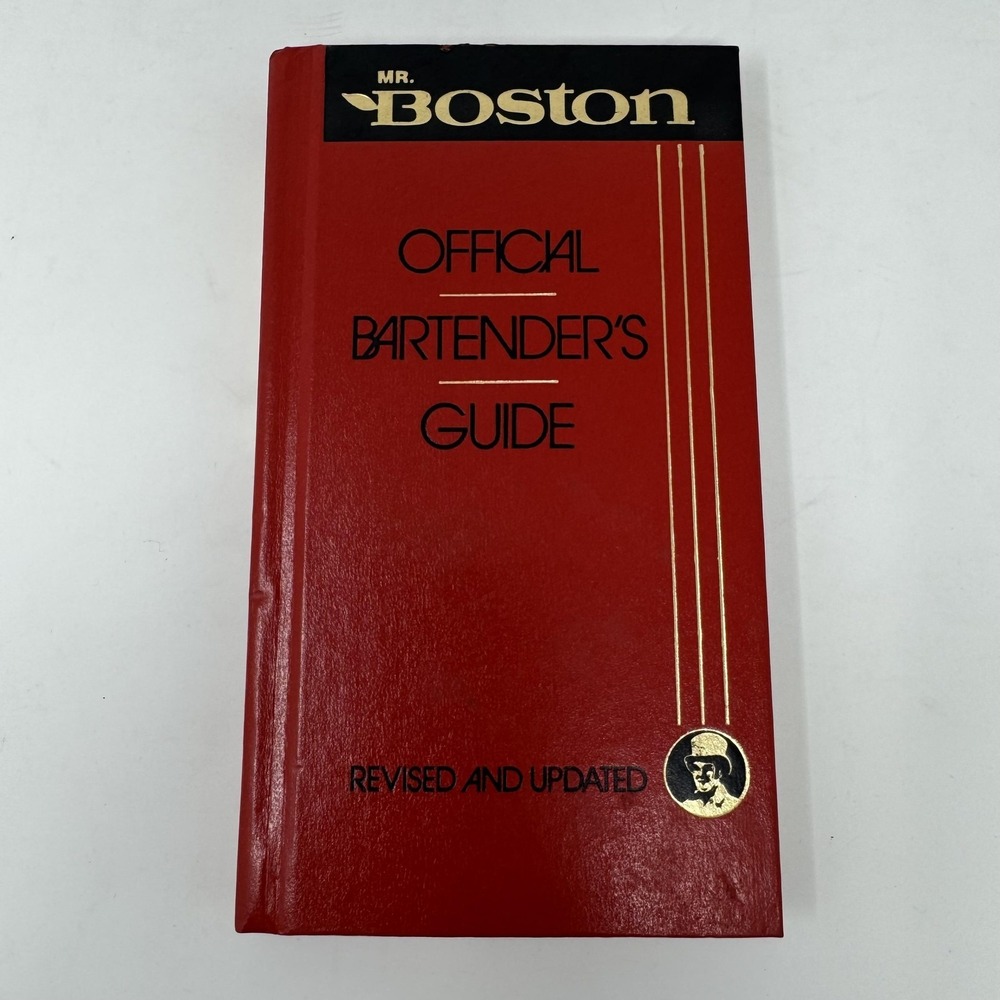 Mr. Boston Official Bartender's Guide 63rd Edition 1988 Hardcover Drink Book‎